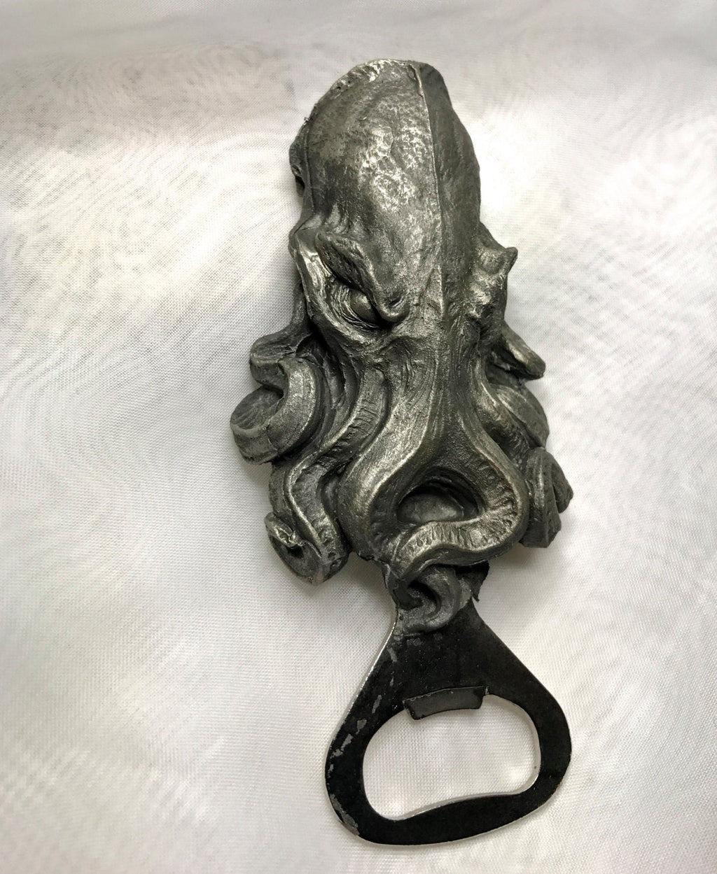 Cthulhu Bottle Opener, Hand Painted Resin | Gothic Cthulhu Barware, Lovecraftian Tentacle Bottle Opener | Fantasy Gothic Barware Gift