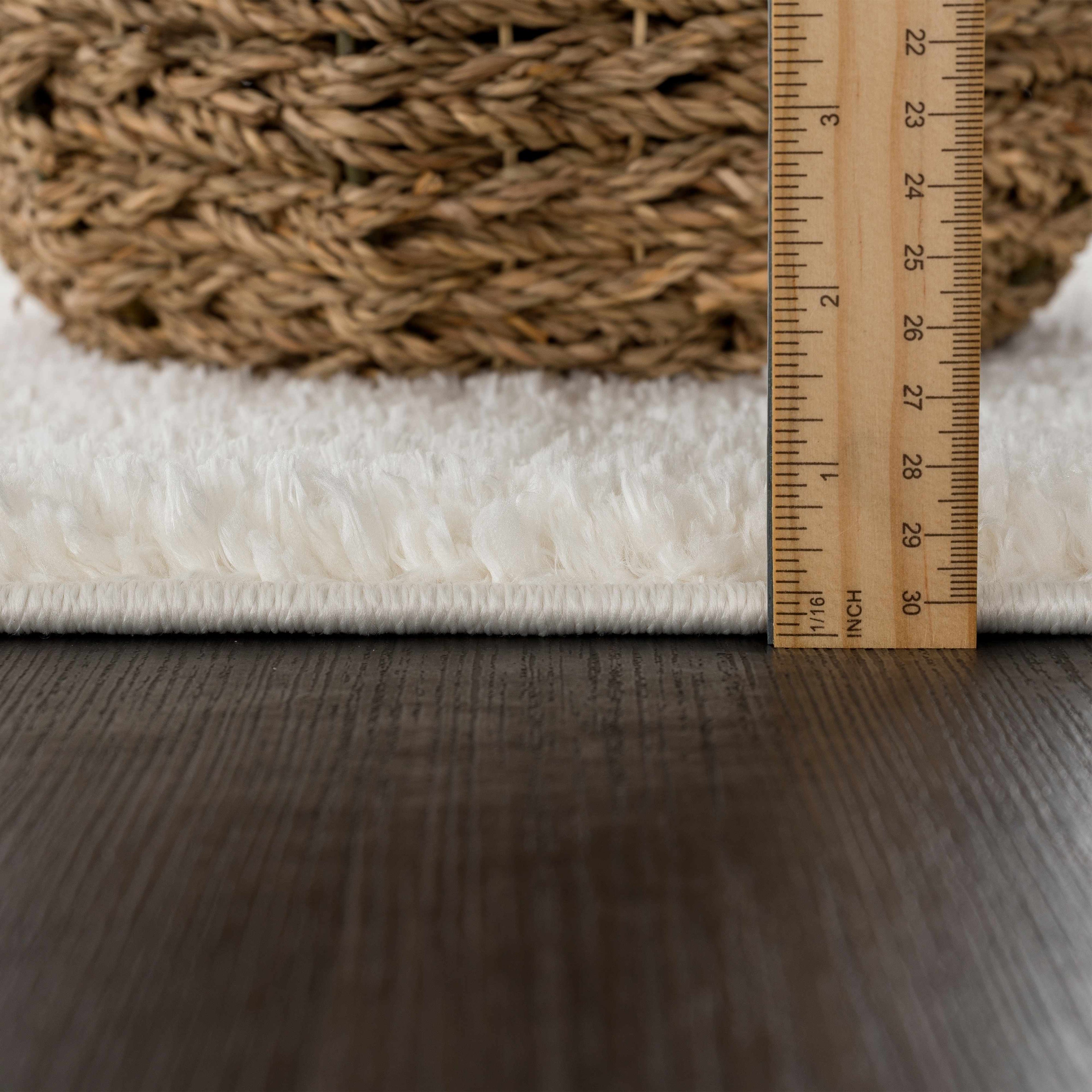 Judy White Washable Area Rug - Clearance