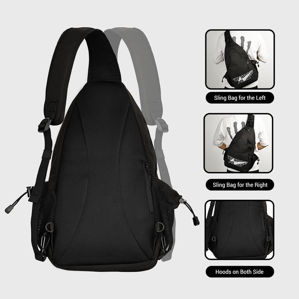 Pickleball Sling Bag - Black