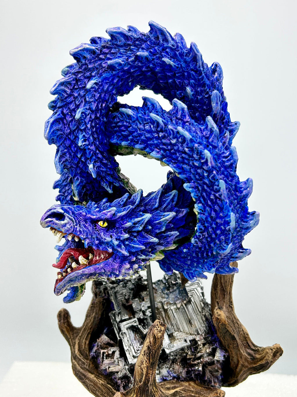 Ouroboros, World Serpent Statue, Full Color