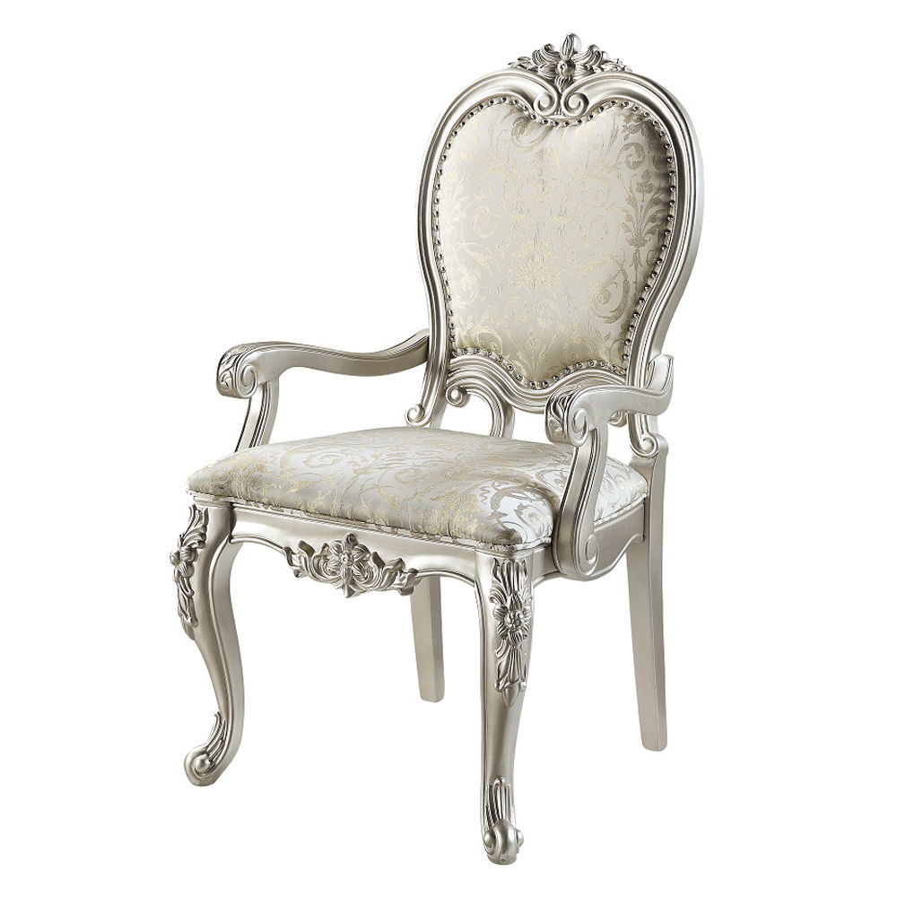 Bently - Arm Chair (Set of 2) - Fabric & Champagne