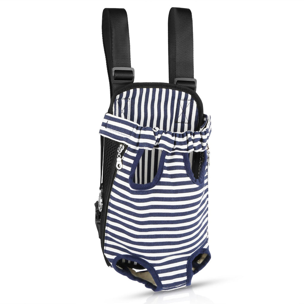 Dog Carrier Backpack Legs Out Front Pet Backpack Carrier Travel Bag Adjustable Shoulder Straps for Hiking Camping Shopping Biking