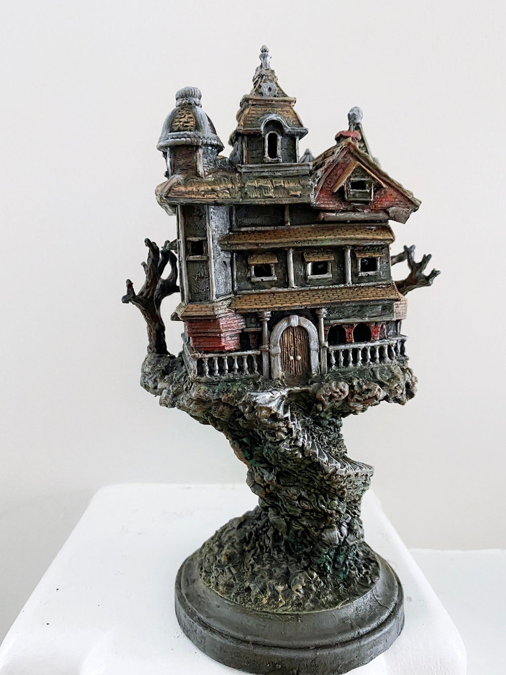 Haunted Mansion, with LED tea light, Full Color