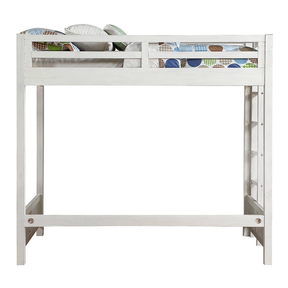 Celerina - Twin Loft Bed - Weathered White