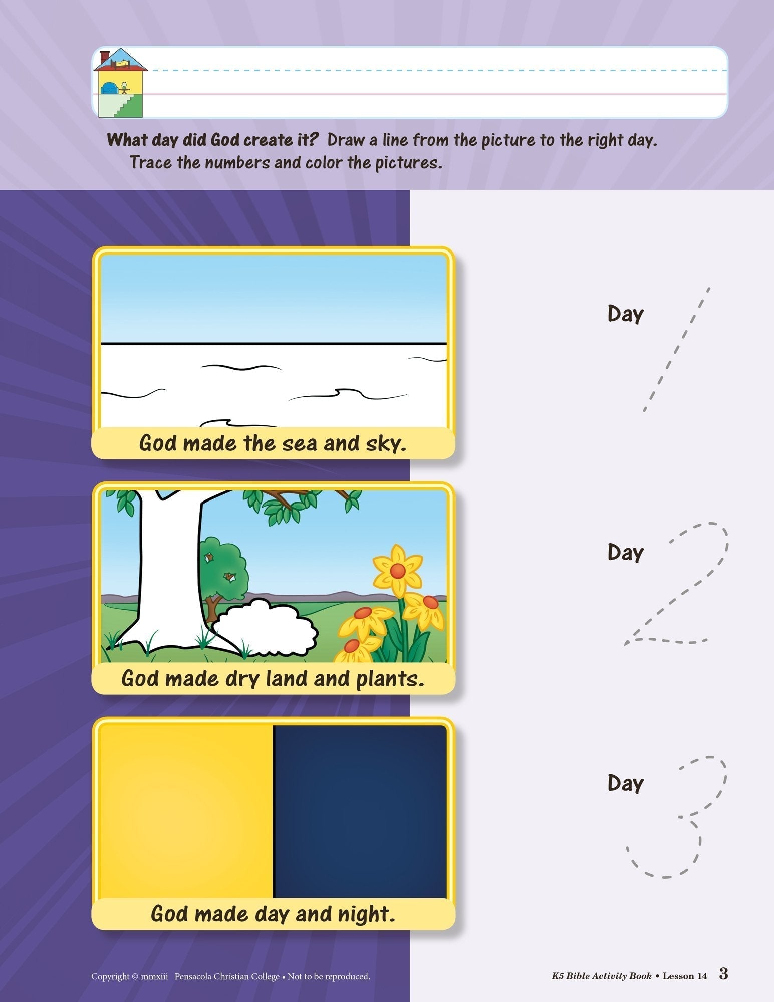 Abeka K5 Coloring and Activity Book with Religious Content
