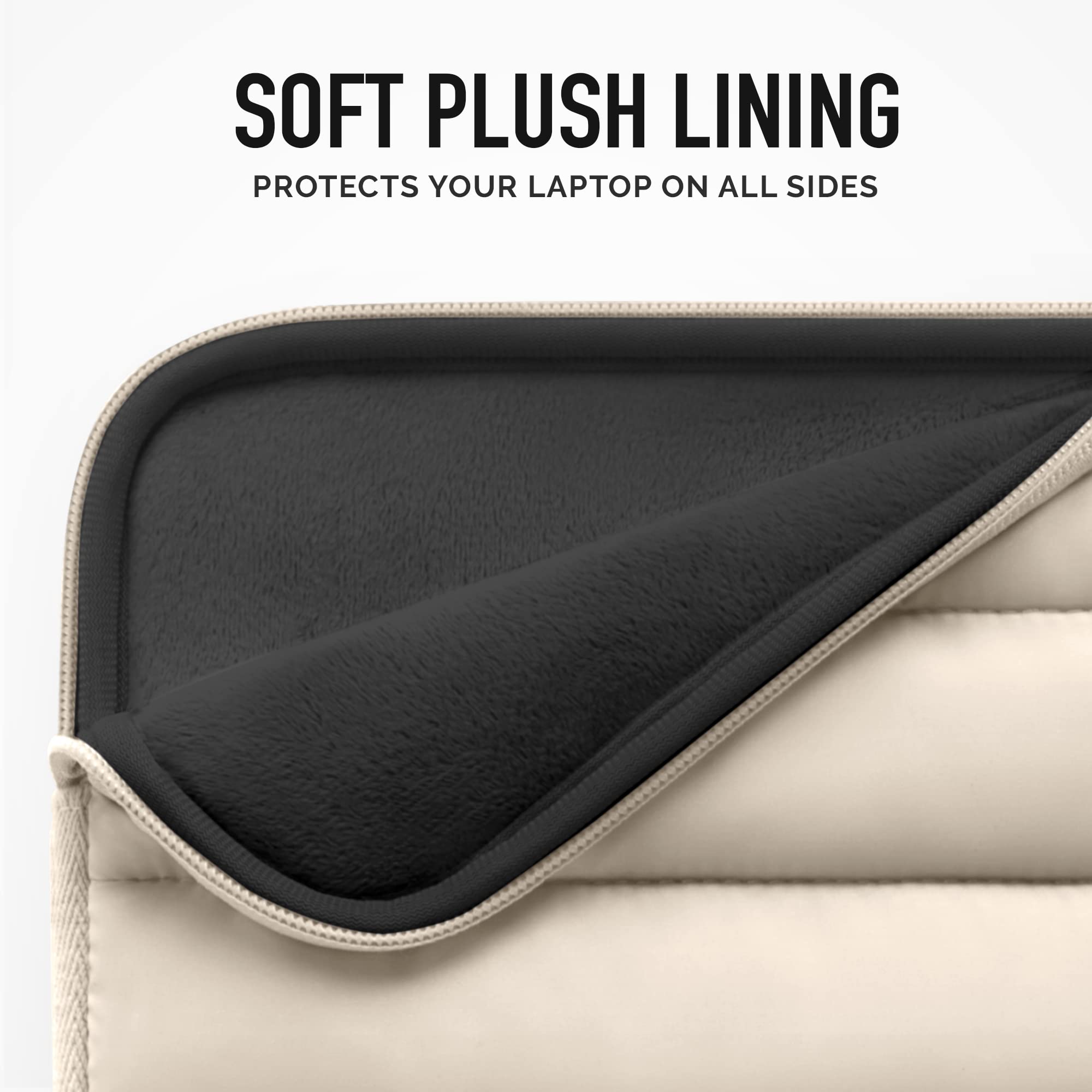 Vandel - The Original Puffy Laptop Sleeve 15-16 Inch Sleeve / Case Cover Sand