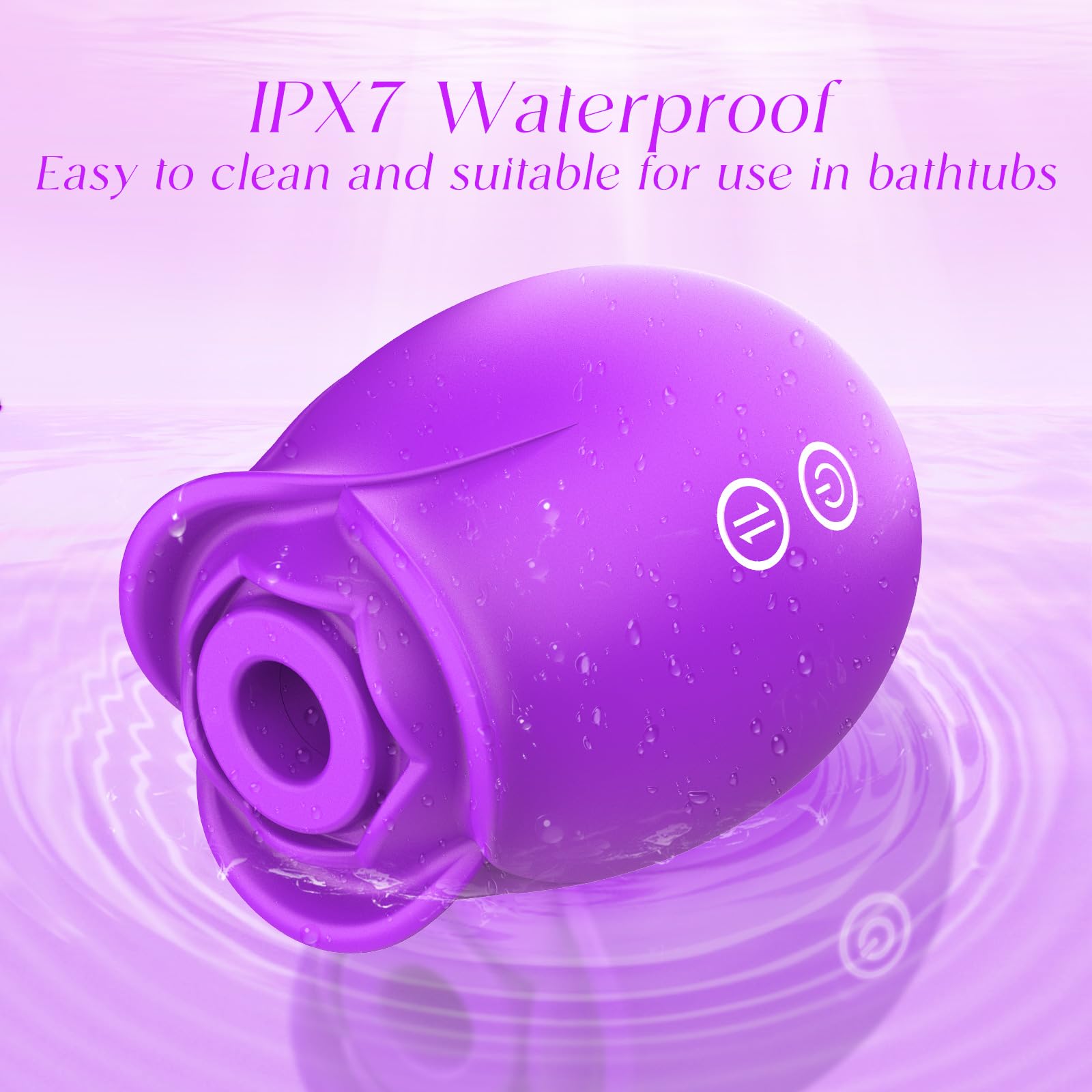Rose Flower Intimate Personal Massager for Women with Stimulation Features