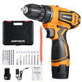Cordless Drill Set, 12V Max Lithium-Ion, 24-Piece Accessories