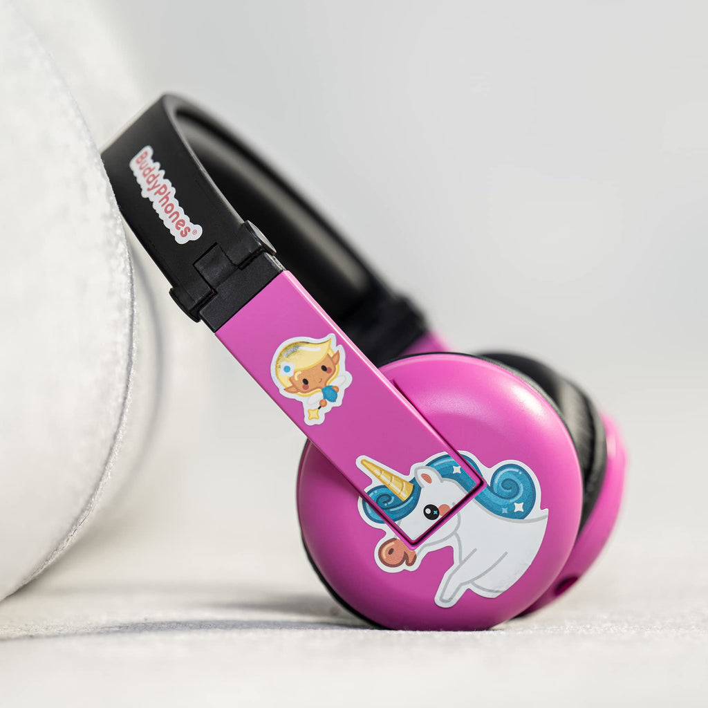 Volume Limiting Bluetooth BuddyPhones, PlayTime - Pink Ages 3-7