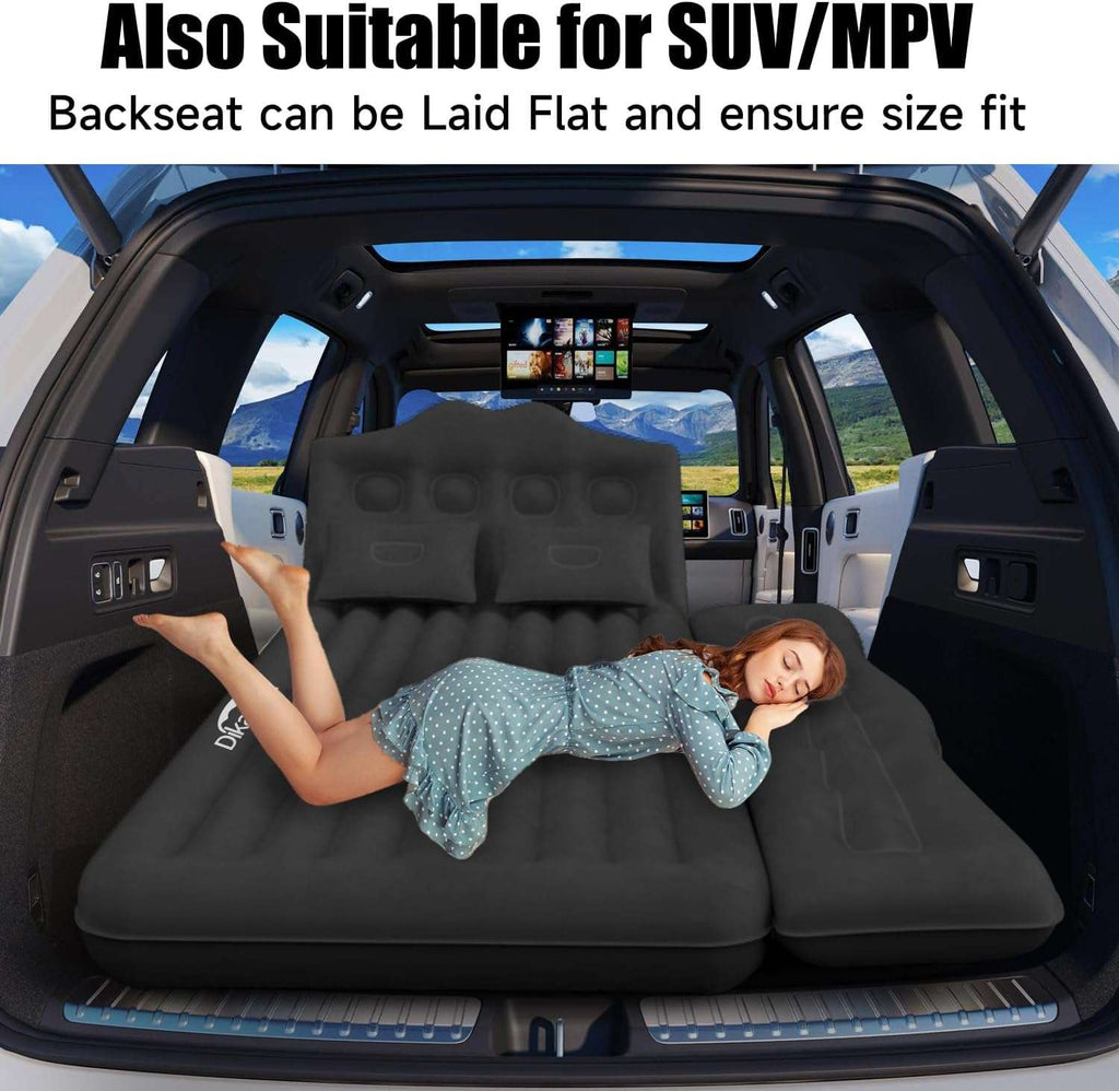Thicken Backseat SUV/Car/Truck Air Mattress Air Bed Inflatable SUV Truck Mattress -35.4'' Width/Black