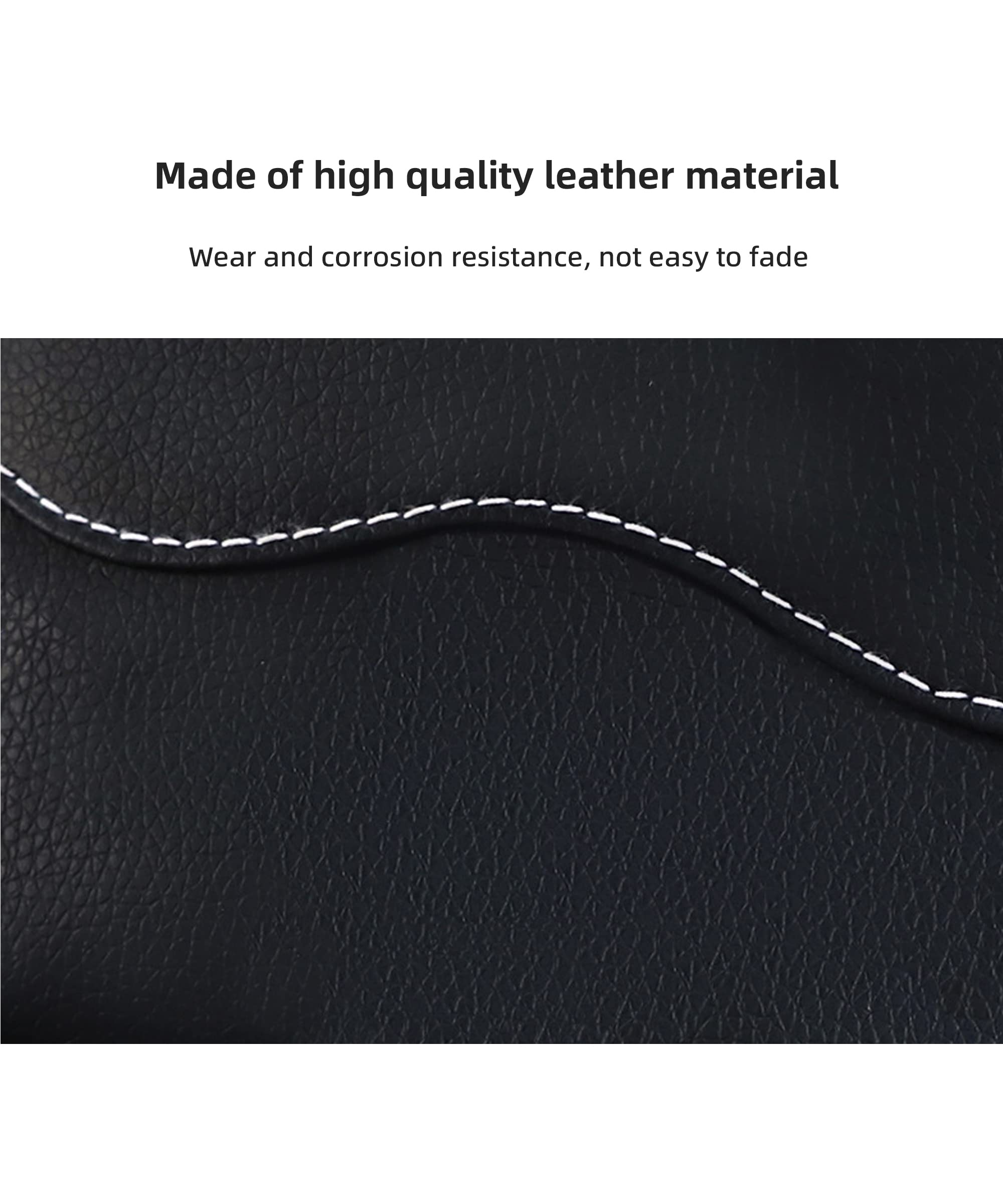 Car Seat Side Pocket Organizer PU Leather Pen Phone Sunglasses Holder Tray Pouch