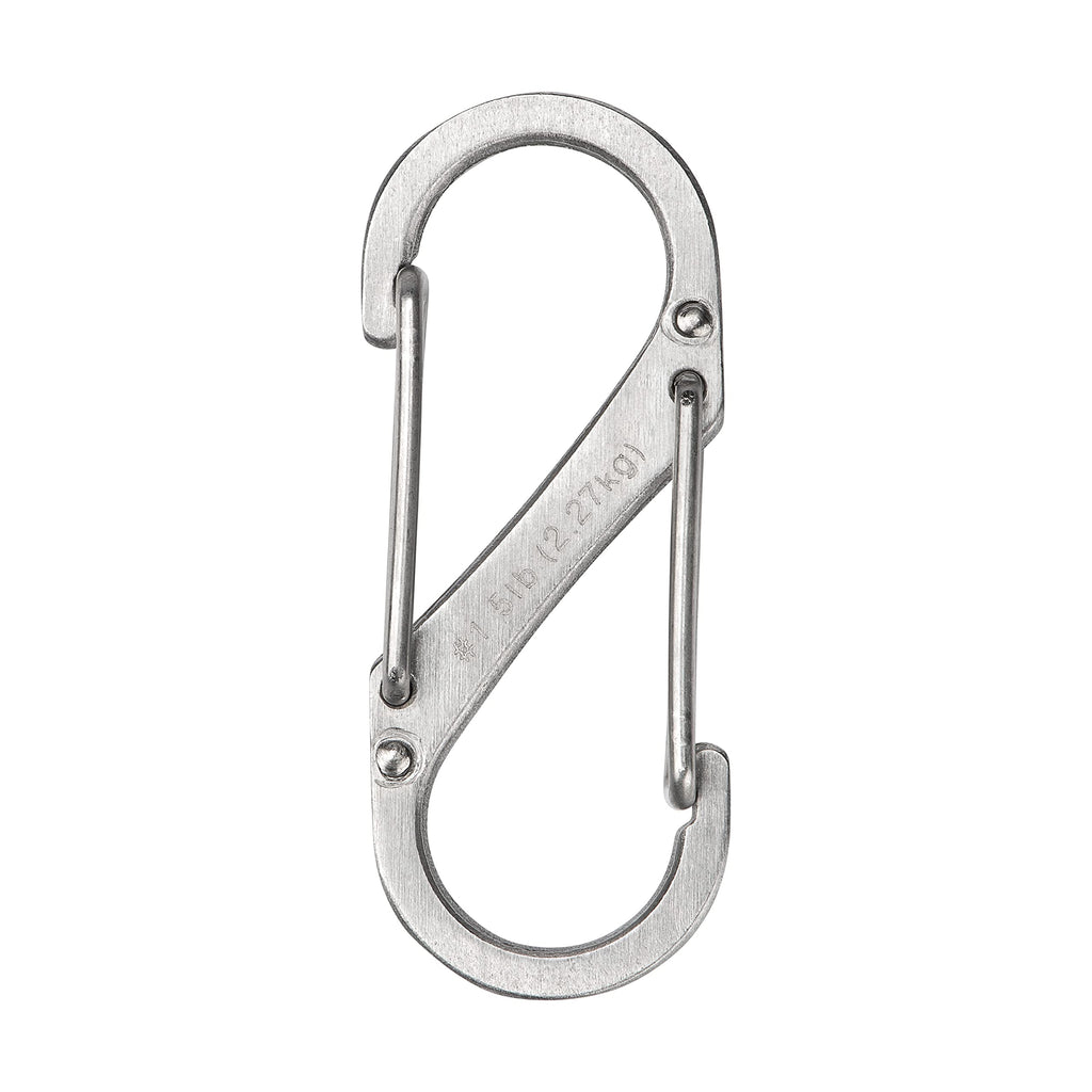 Nite Ize SB1-11-6R3 S-Biner Dual Carabiner, Size #1, Stainless Steel