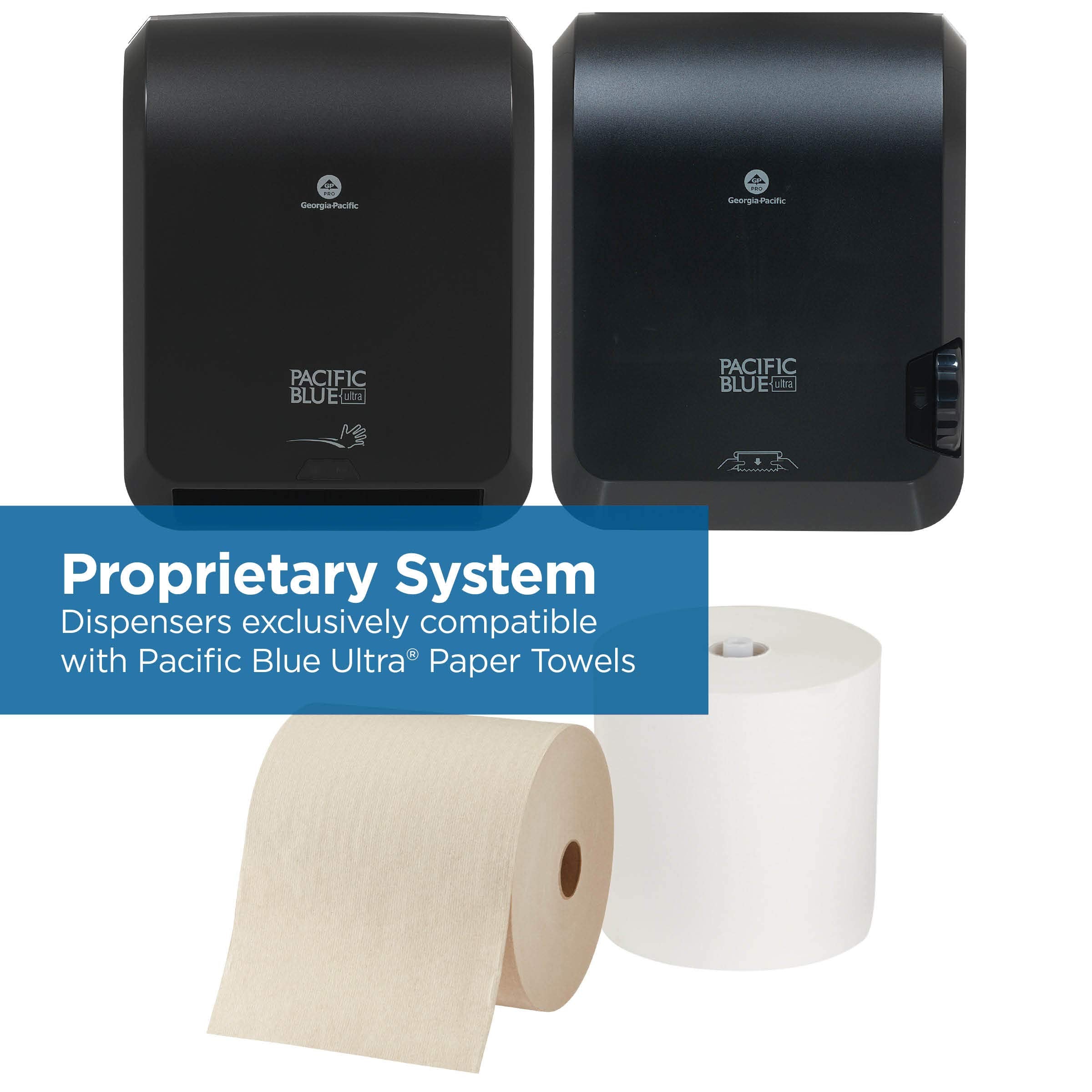Pacific Blue Ultra 8" High-Capacity Automated Touchless Paper Towel Dispenser