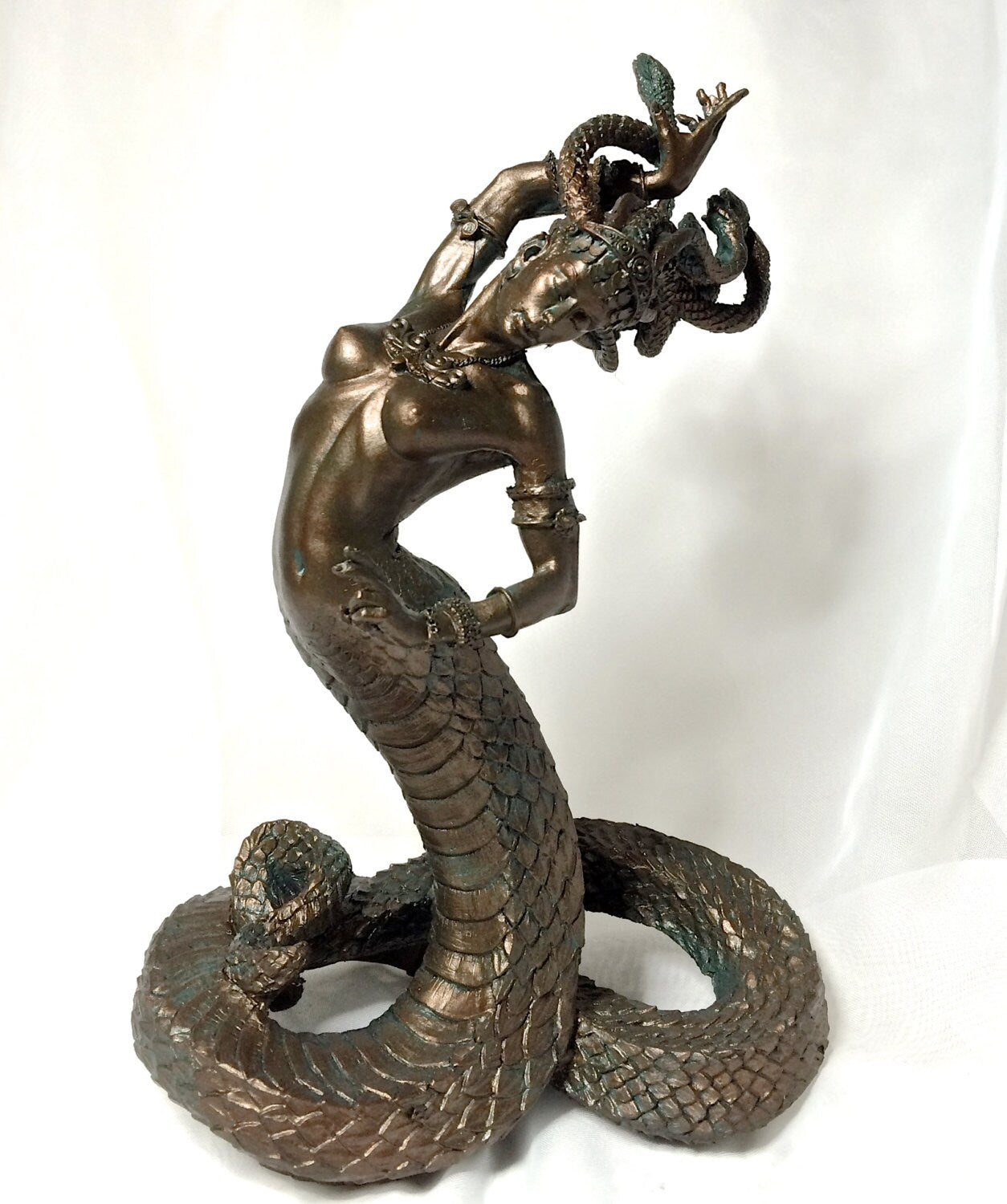 Medusa Statue, Half Scale Resin Sculpture |. Mythological Creature Figurine | Myths and Legends Character Statue | Fantasy Art Lover Gift