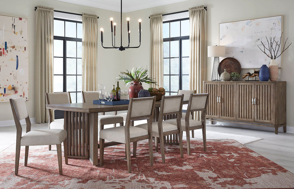 Kavanaugh - Trestle Dining Table - Weathered Kona Brown