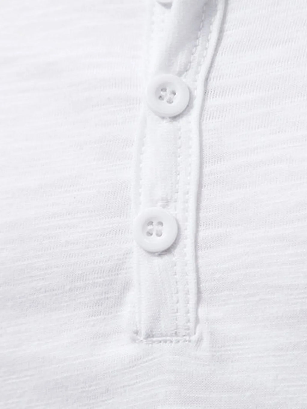 Men's Button Detail Short Sleeve Top