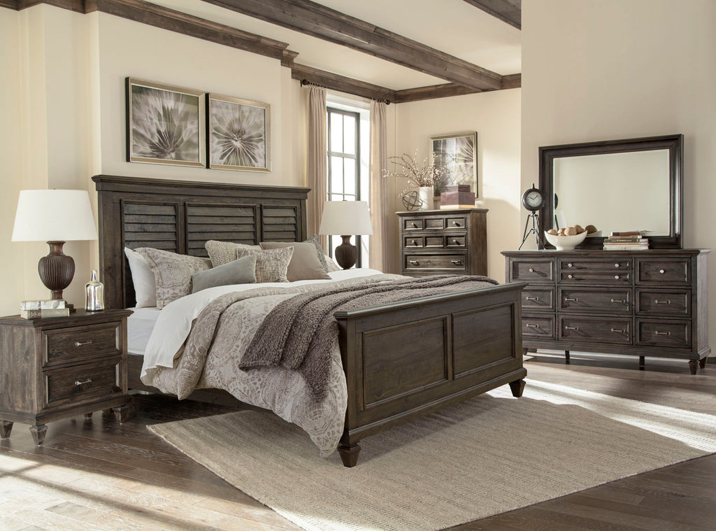 Calistoga - 5 Drawer Chest - Weathered Charcoal