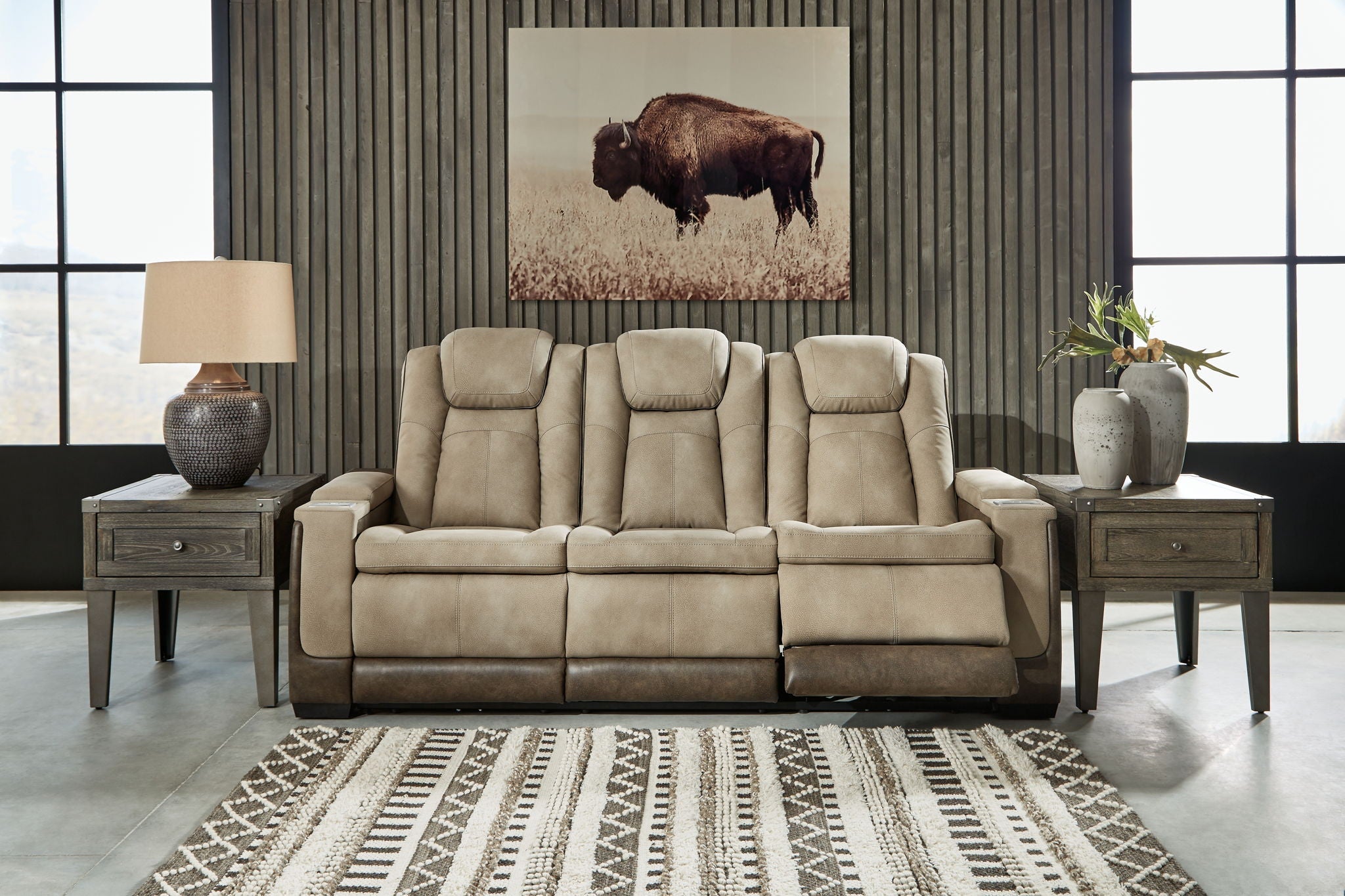 Next-Gen Durapella - Power Reclining Living Room Set