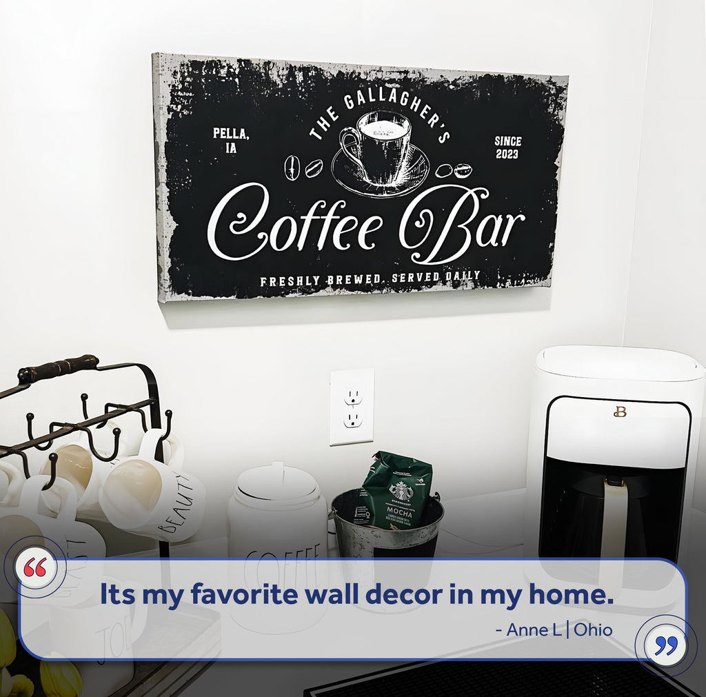 Coffee Bar Sign V