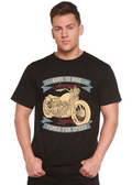 Born To Ride American Legend Men's Bamboo Viscose/Organic Cotton Short Sleeve Graphic T-Shirt