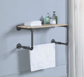 Brantley - Wall Rack - Oak & Sandy Gray