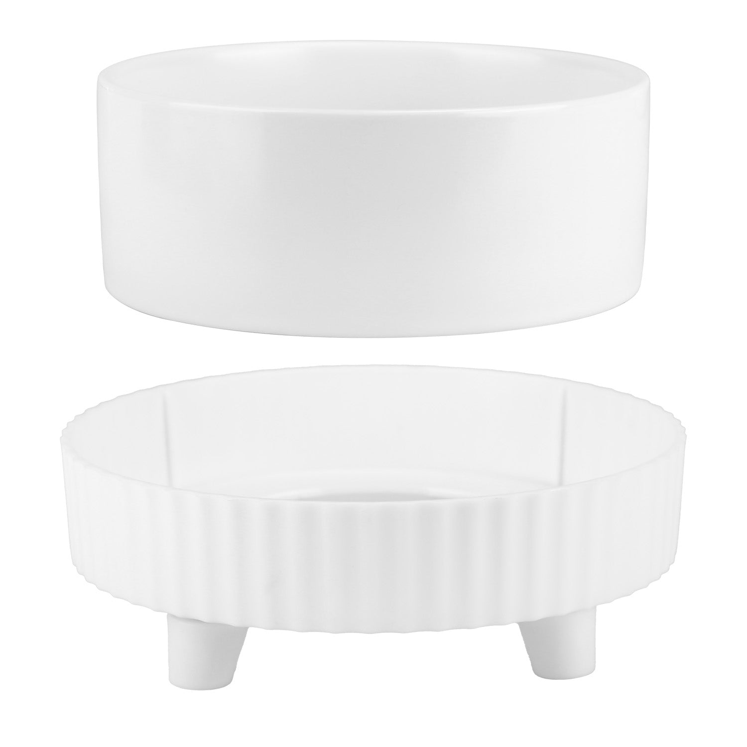 Heated Water Bowl For Dogs And Cats Ceramic Heated Pet Water Bowl Food Warmer USB Powered Thermal Pet Bowl Provide Fresh Non Freezing Drinkable Water