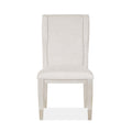 Lenox - Upholstered Host Side Chair (Set of 2) - Warm Silver