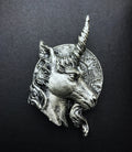 Unicorn Magnet, Hand Painted Resin Sculpture | Mythic Fantasy Decor | Legendary Unicorn Magnet for Fantasy and Gothic Decor