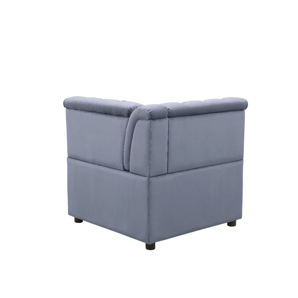 Bois II - Modular Wedge - Gray Velvet