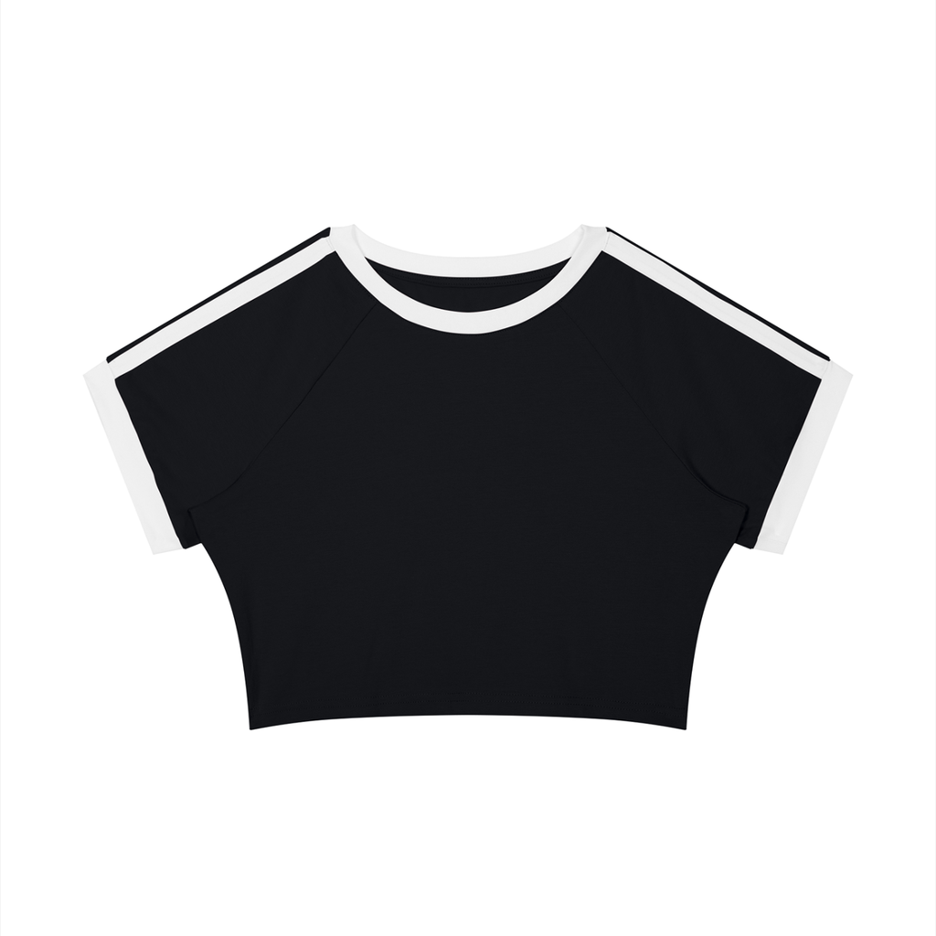 Loki & Ivy Women’s Raglan Crop T-Shirt