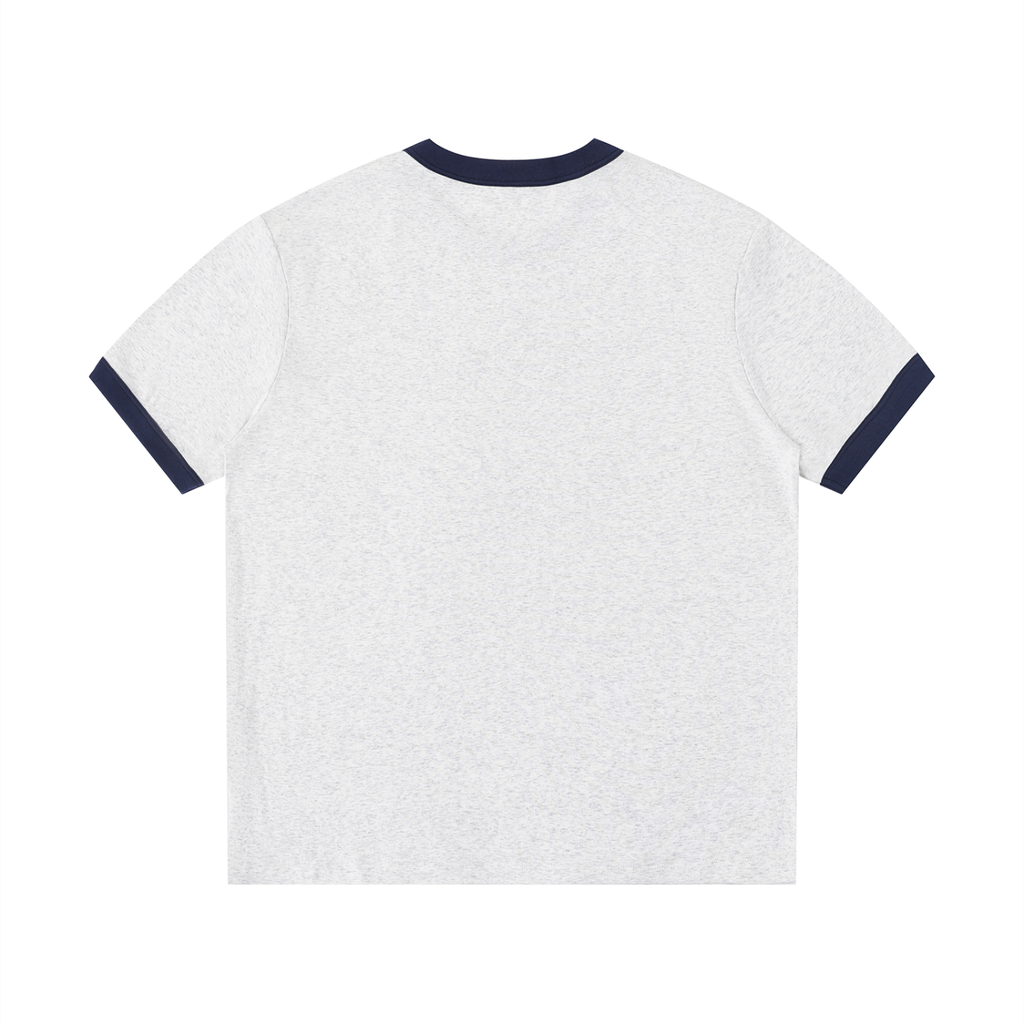 Loki & Ivy Contrast Edge Ribbed Crewneck T-Shirt