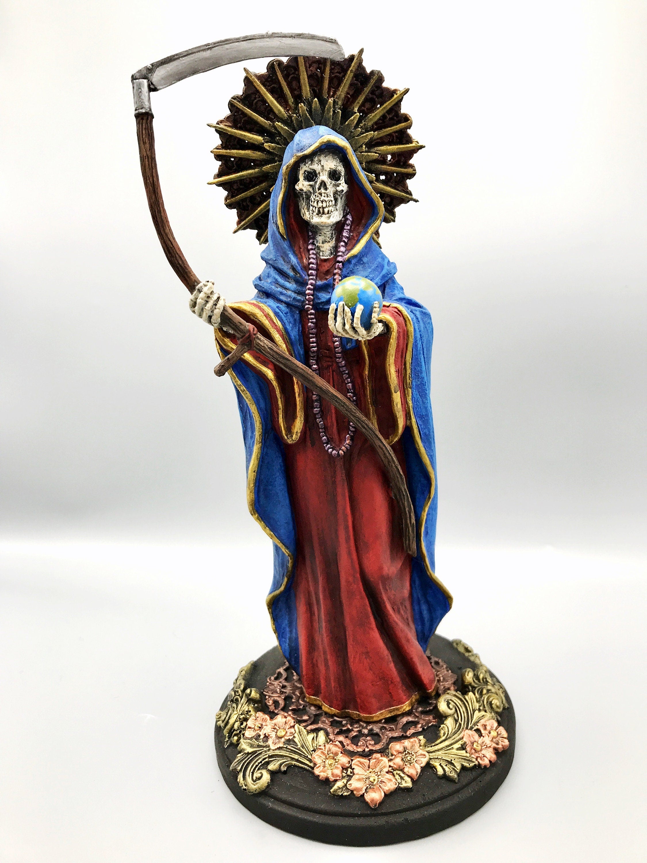 Santa Muerte Statue, Full Color