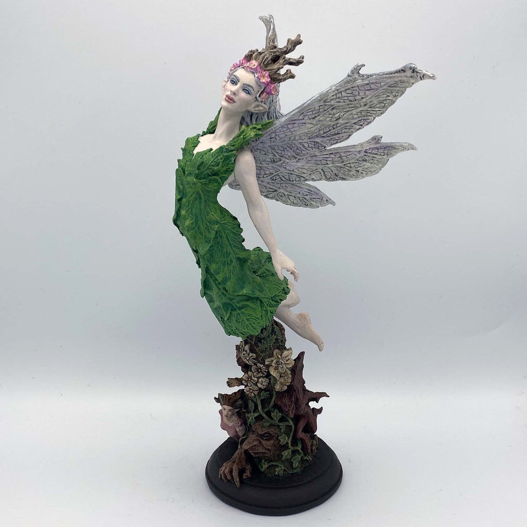 Titania, Queen of the Fairies Statue, Hand Painted Resin Sculpture | Mythic Elven Queen Figurine | Fairy Tale Character, Fantasy Art Decor