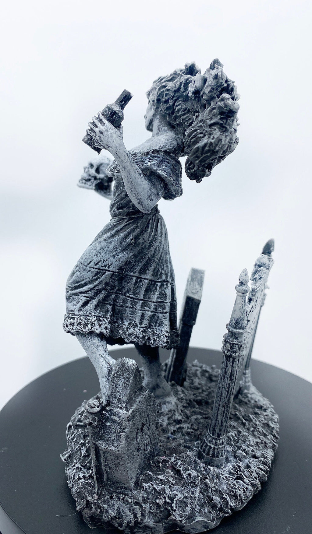 Witch’s Sabbath: Maman Brigitte, the Voodoo Death Loa Statue | Voudou Folklore Pagan Witchcraft Figurine | Witchy Art for Gothic Home Decor