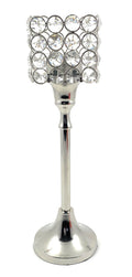 Hurricane Crystal Candle Holder (Square, 10")