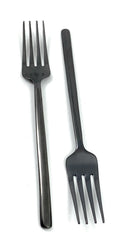 Vibhsa Black Silverware Dinner Fork Flatware set of 6