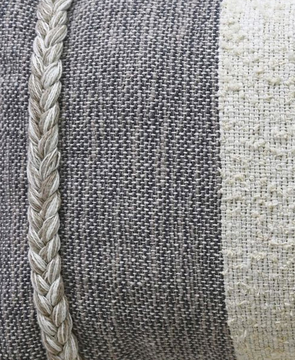Linden Street Handloom Woven Wooden Textured Decorative
