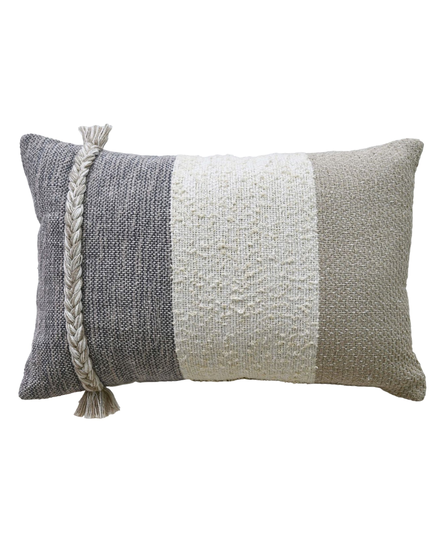 Linden Street Handloom Woven Wooden Textured Decorative