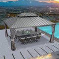 Purple Leaf 12x16 Hardtop Gazebo