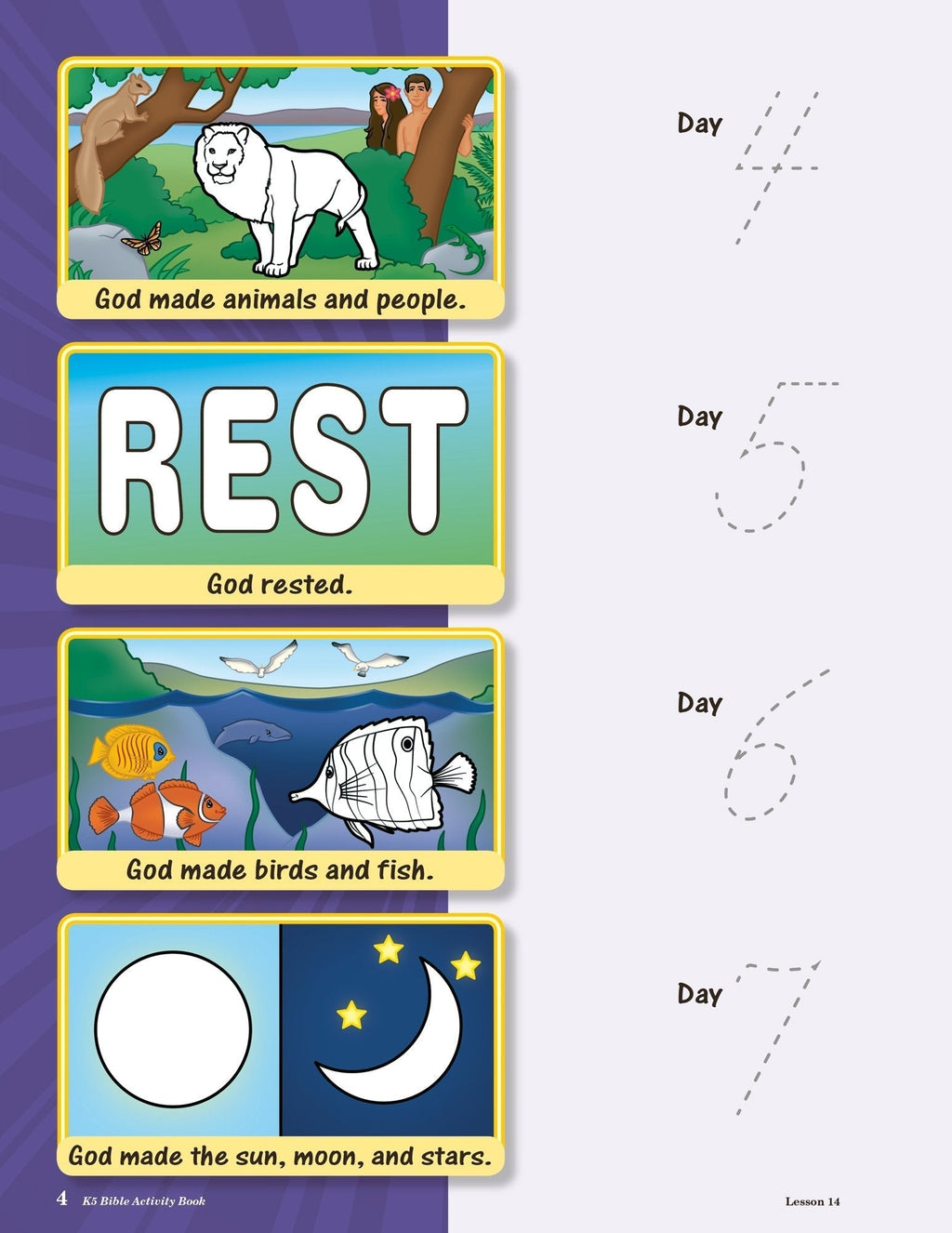 Abeka K5 Coloring and Activity Book with Religious Content