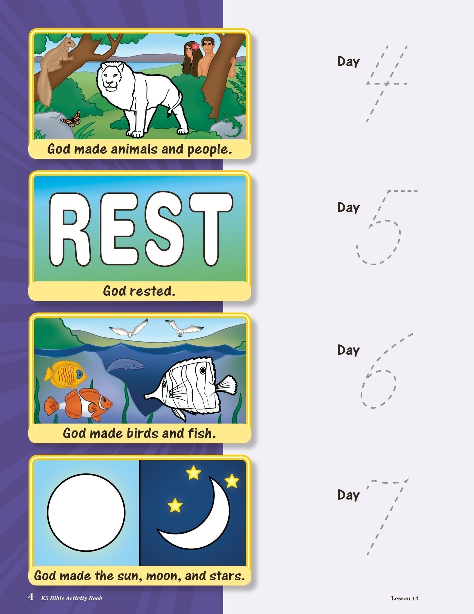 Abeka K5 Coloring and Activity Book with Religious Content