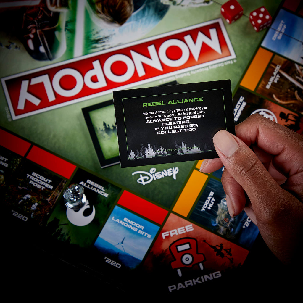 Monopoly: Star Wars Return of Jedi Board Game, 2-6 Players Ages 8+