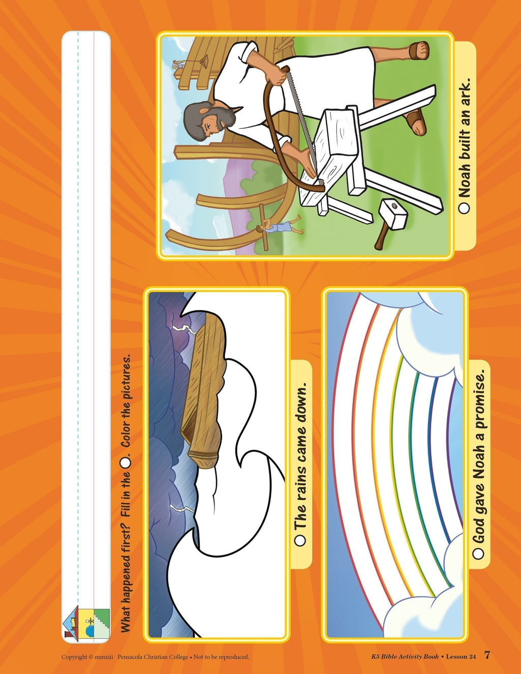 Abeka K5 Coloring and Activity Book with Religious Content