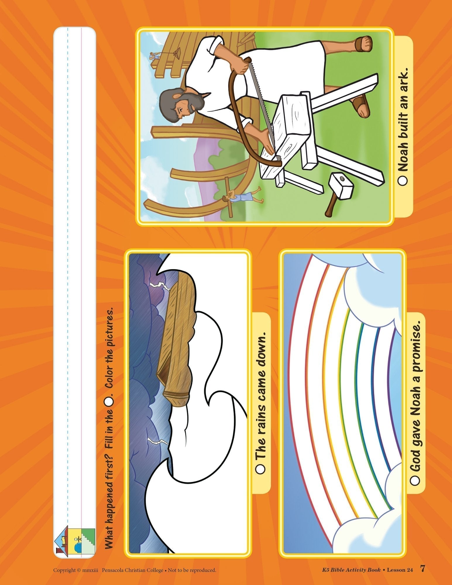 Abeka K5 Coloring and Activity Book with Religious Content