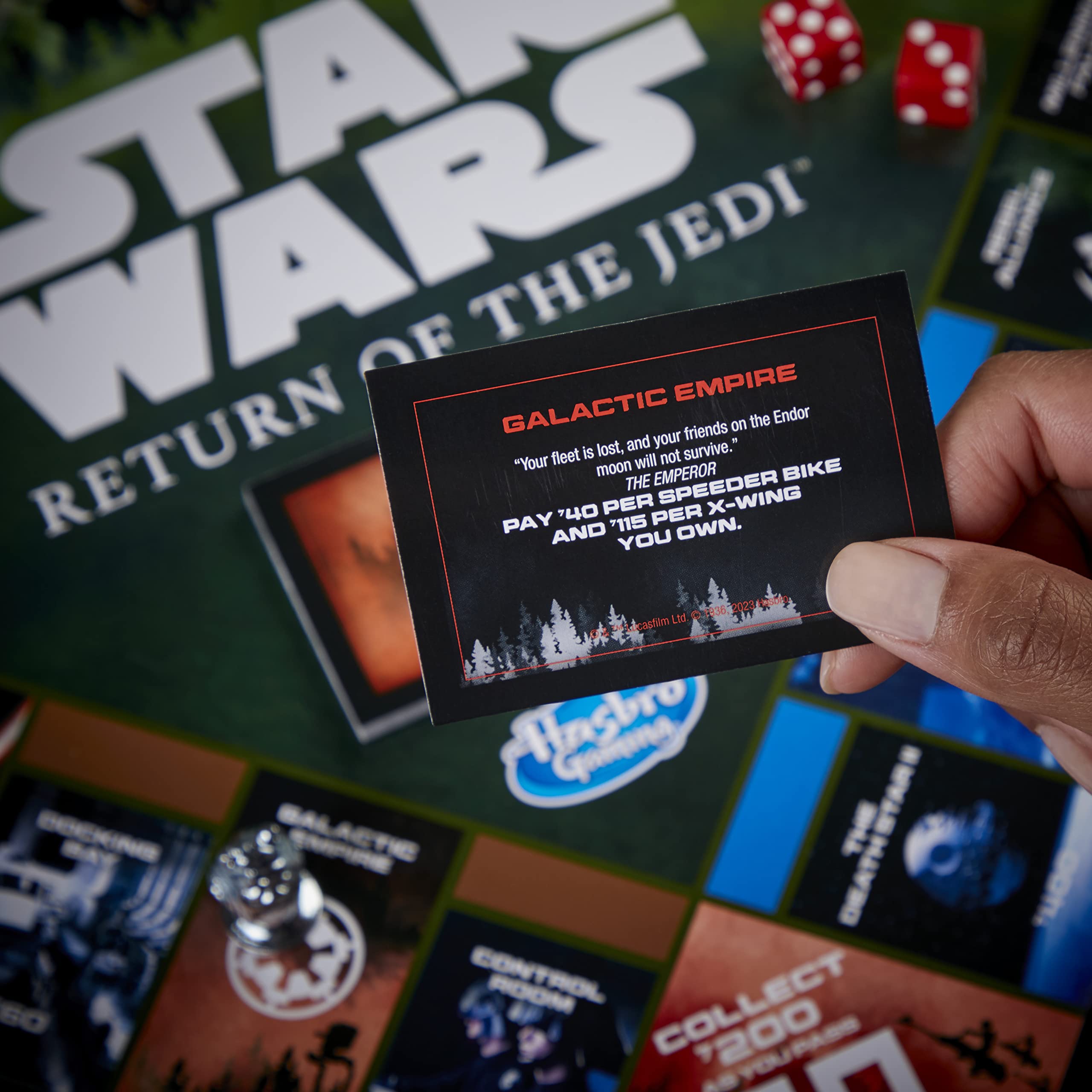 Monopoly: Star Wars Return of Jedi Board Game, 2-6 Players Ages 8+