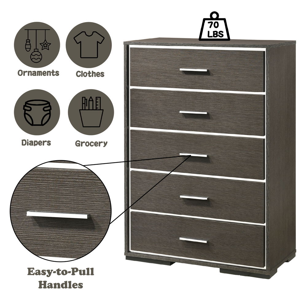 Escher - Chest - Gray Oak