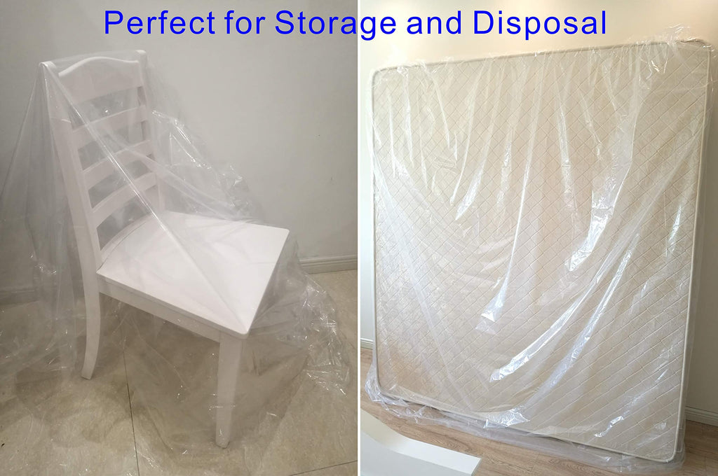ComfortHome Mattress Bag for Moving and Storage, 3 Mil Thick, Fits Twin and Full Size Mattress, 1 Pack