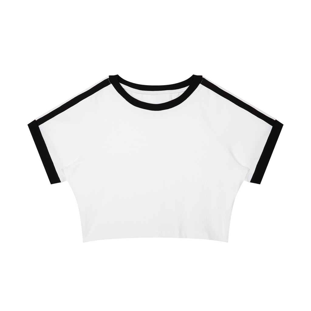 Loki & Ivy Women’s Raglan Crop T-Shirt