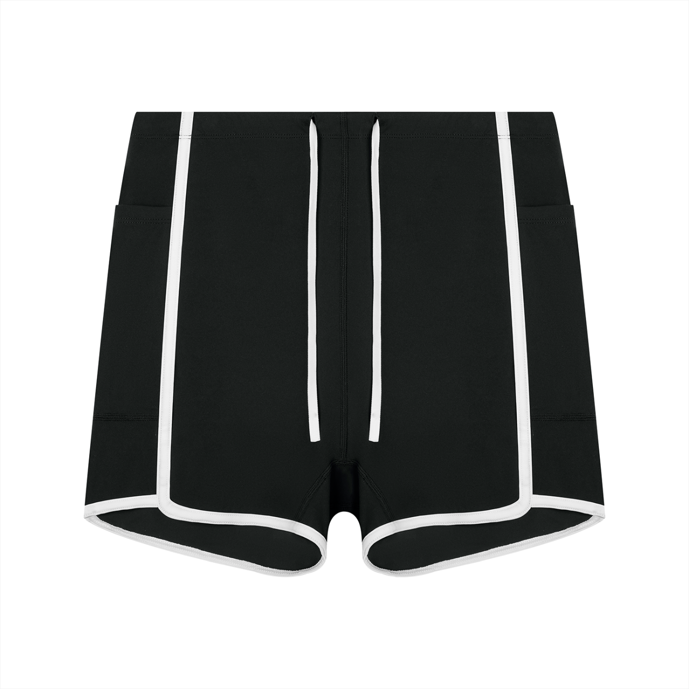 Loki & Ivy Women's High Rise Color Block Yoga Shorts