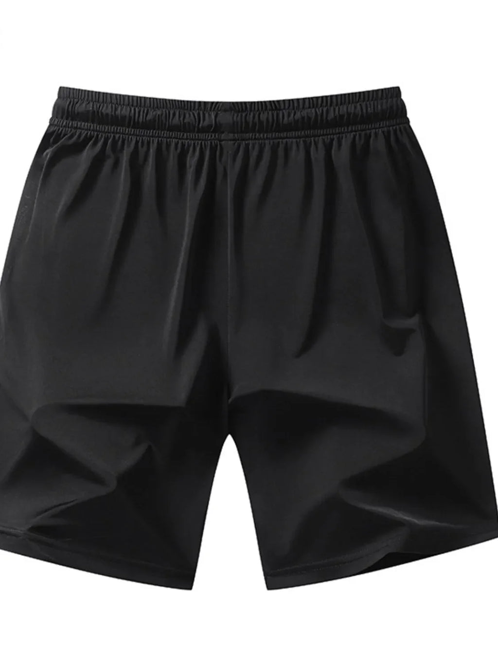 Men's Plus Size Drawstring Pocketed Shorts